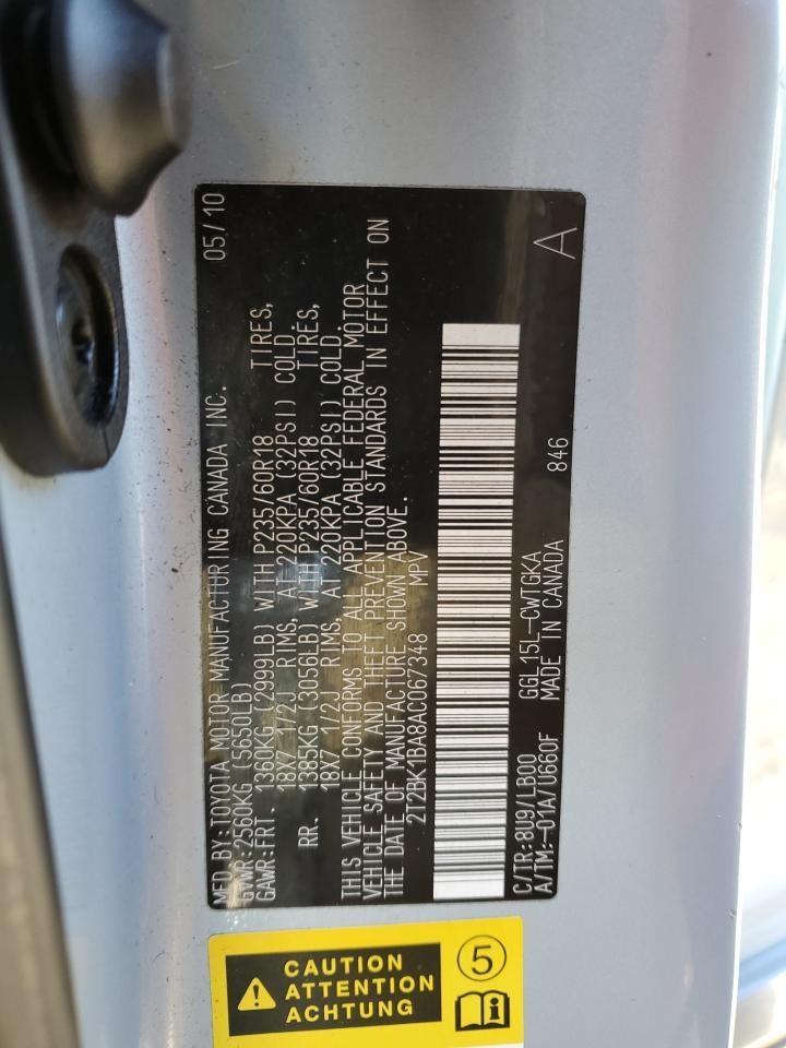 2010 LEXUS RX 350