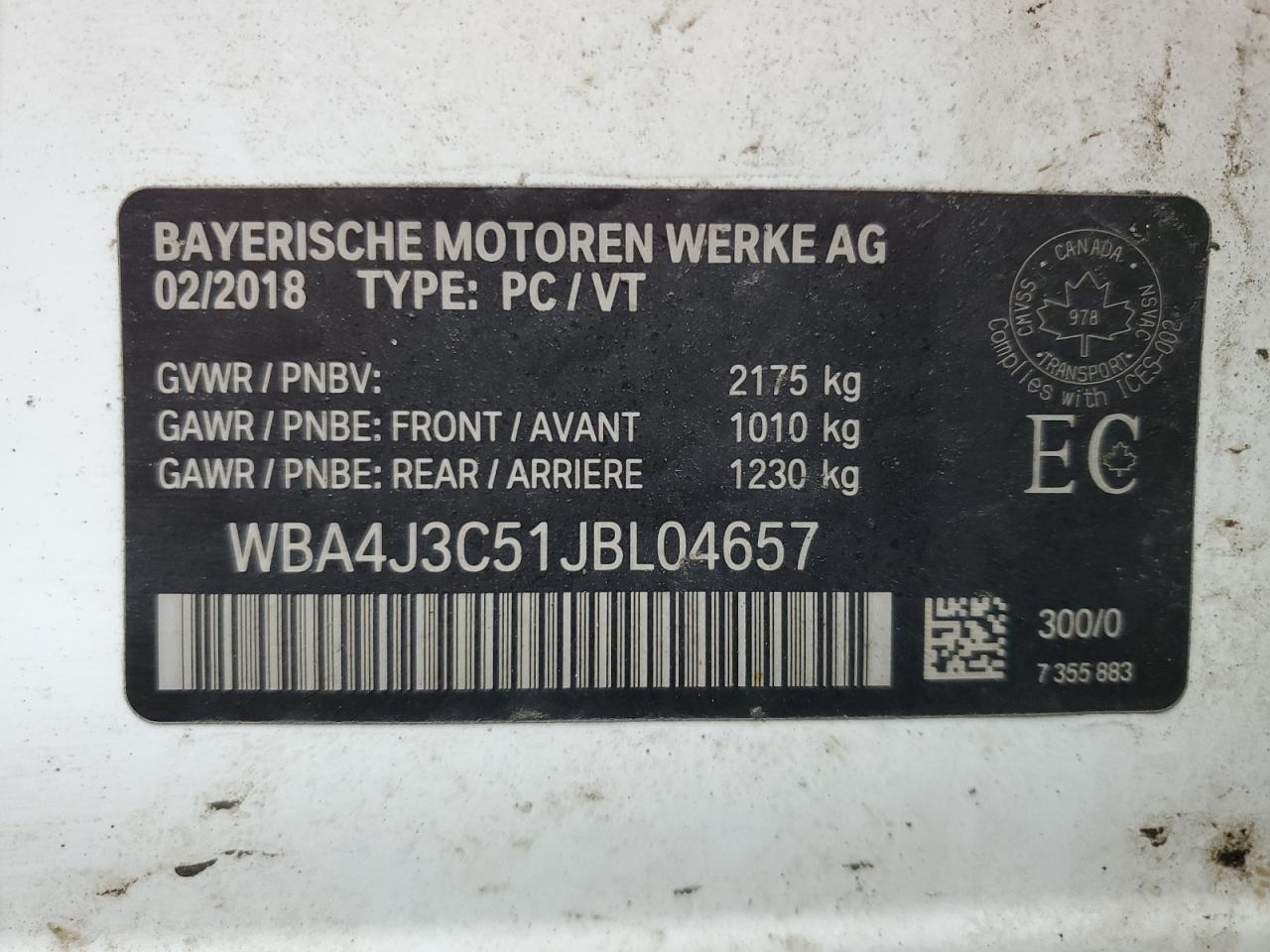 2018 BMW 4 Series