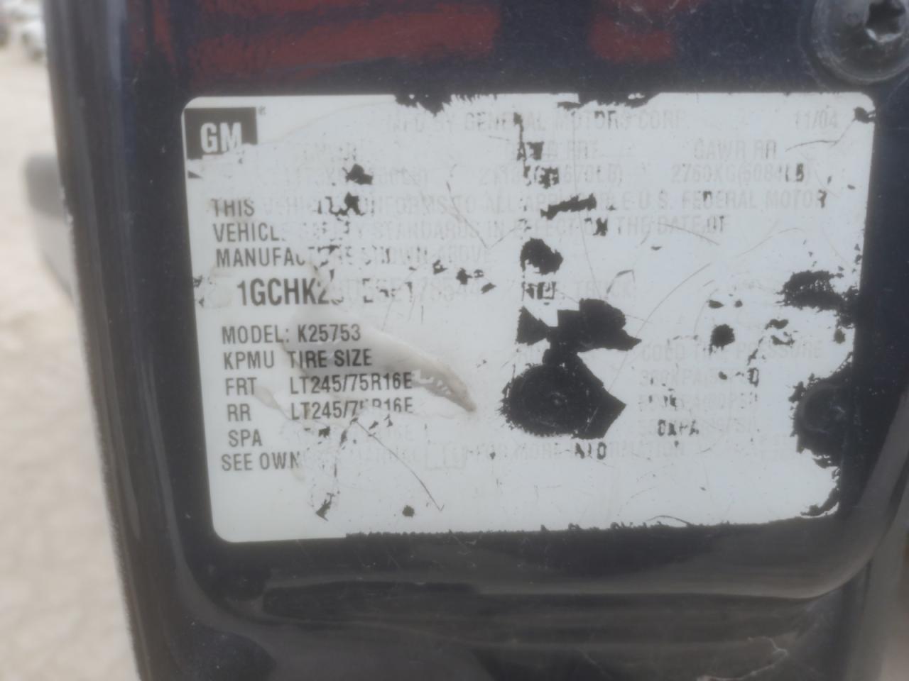 2005 CHEVROLET Silverado 2500