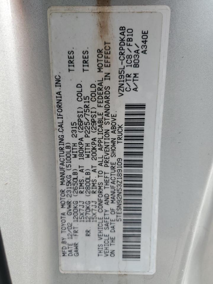 2003 TOYOTA TACOMA