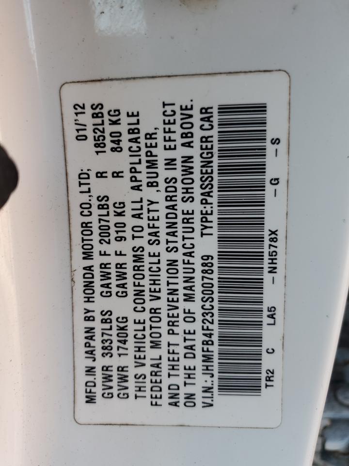 2012 HONDA CIVIC