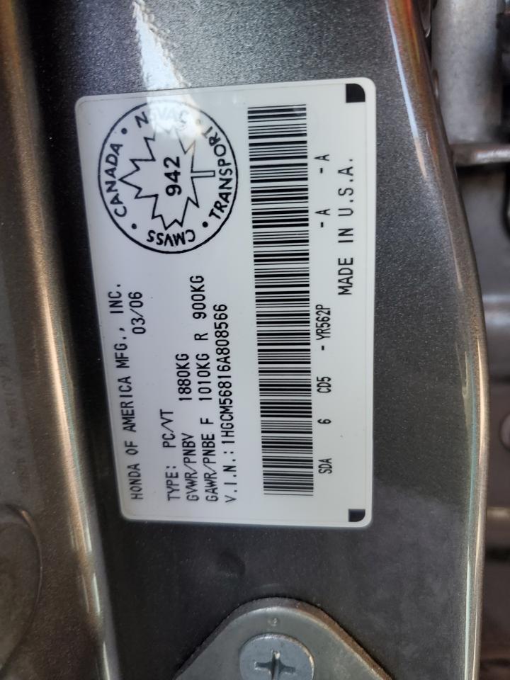 2006 HONDA ACCORD