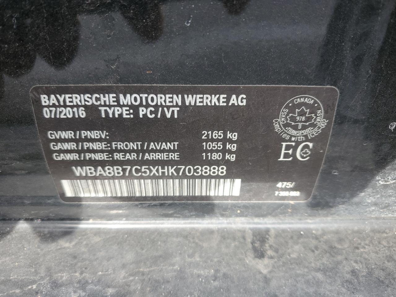 2017 BMW 3 SERIES