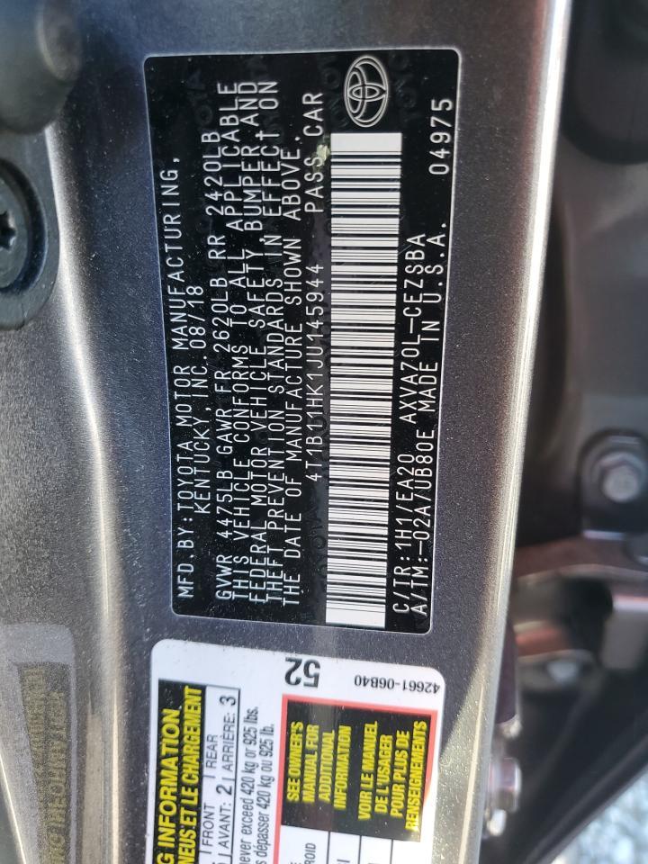 2018 TOYOTA CAMRY