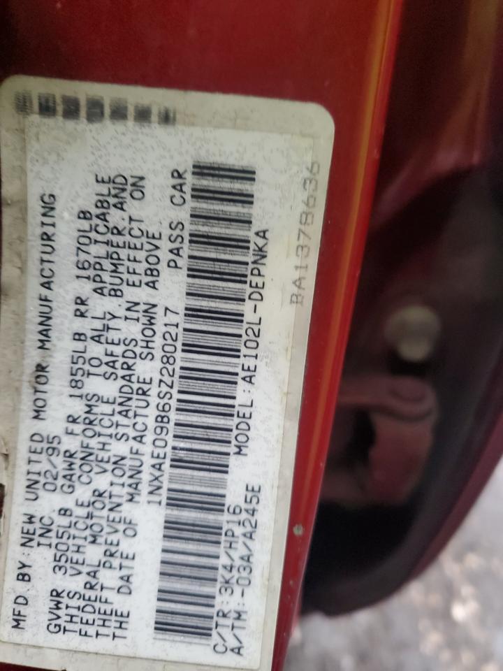 1995 TOYOTA COROLLA