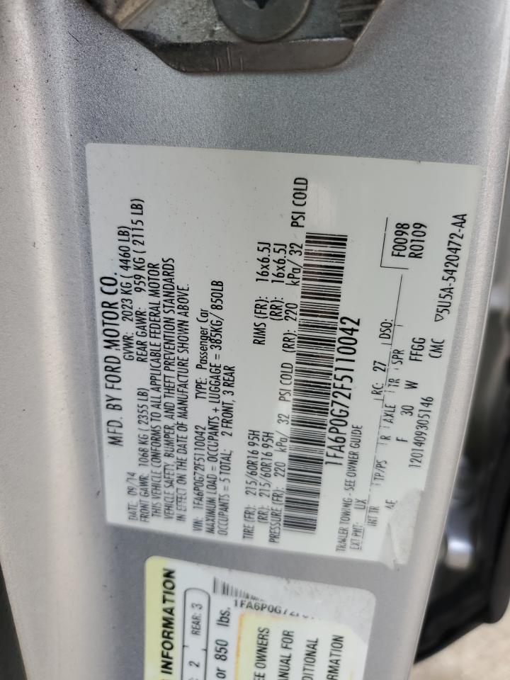 2015 FORD FUSION