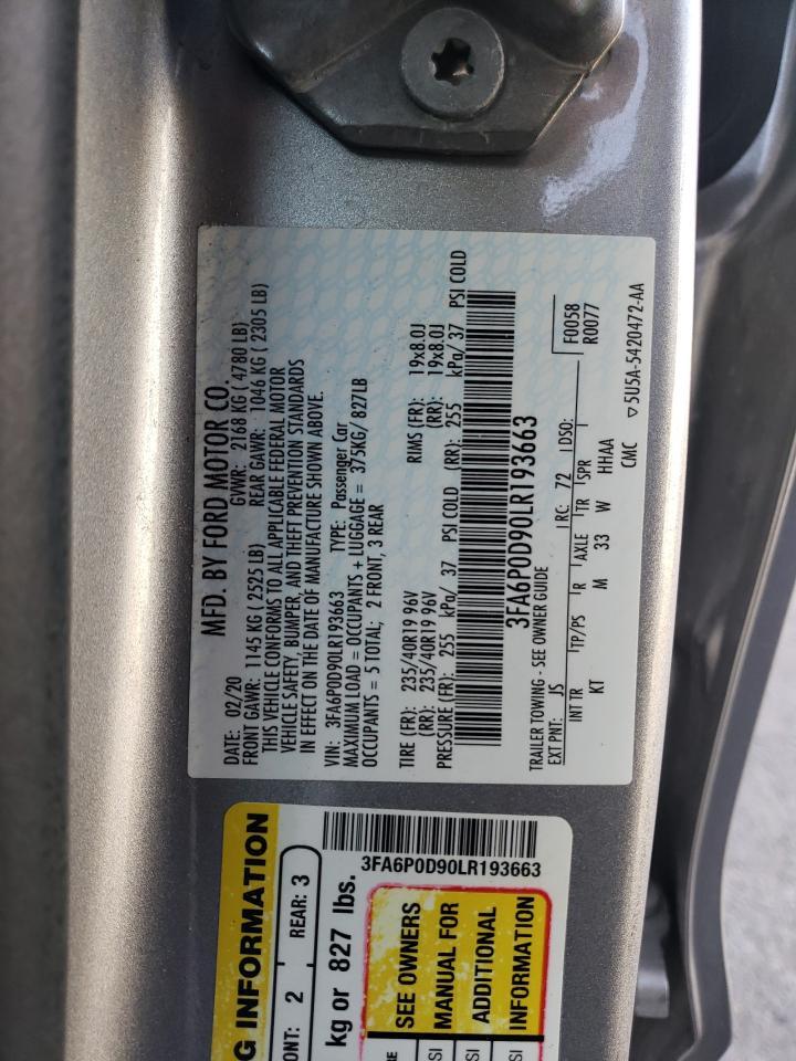 2020 FORD FUSION