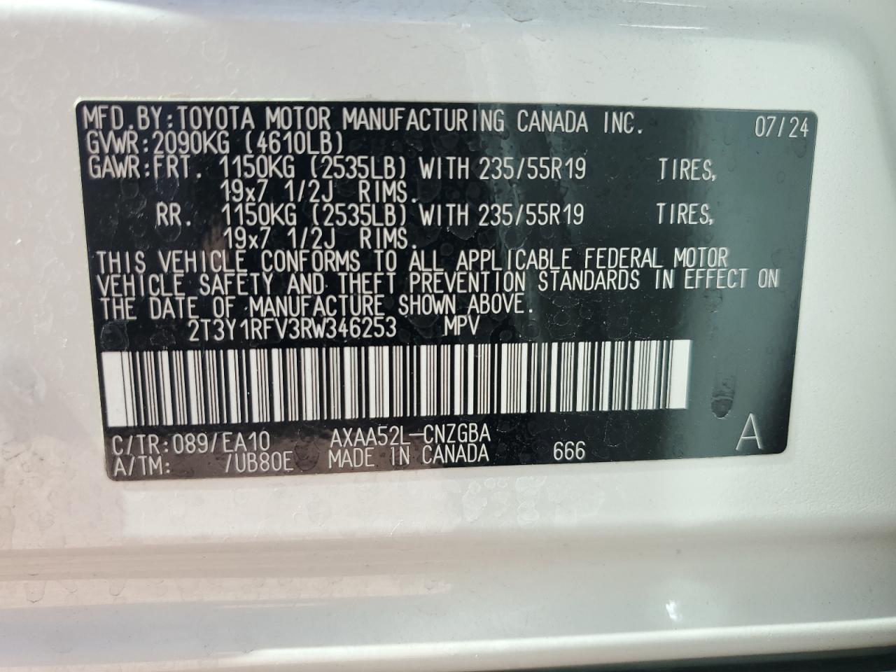 2024 TOYOTA RAV4