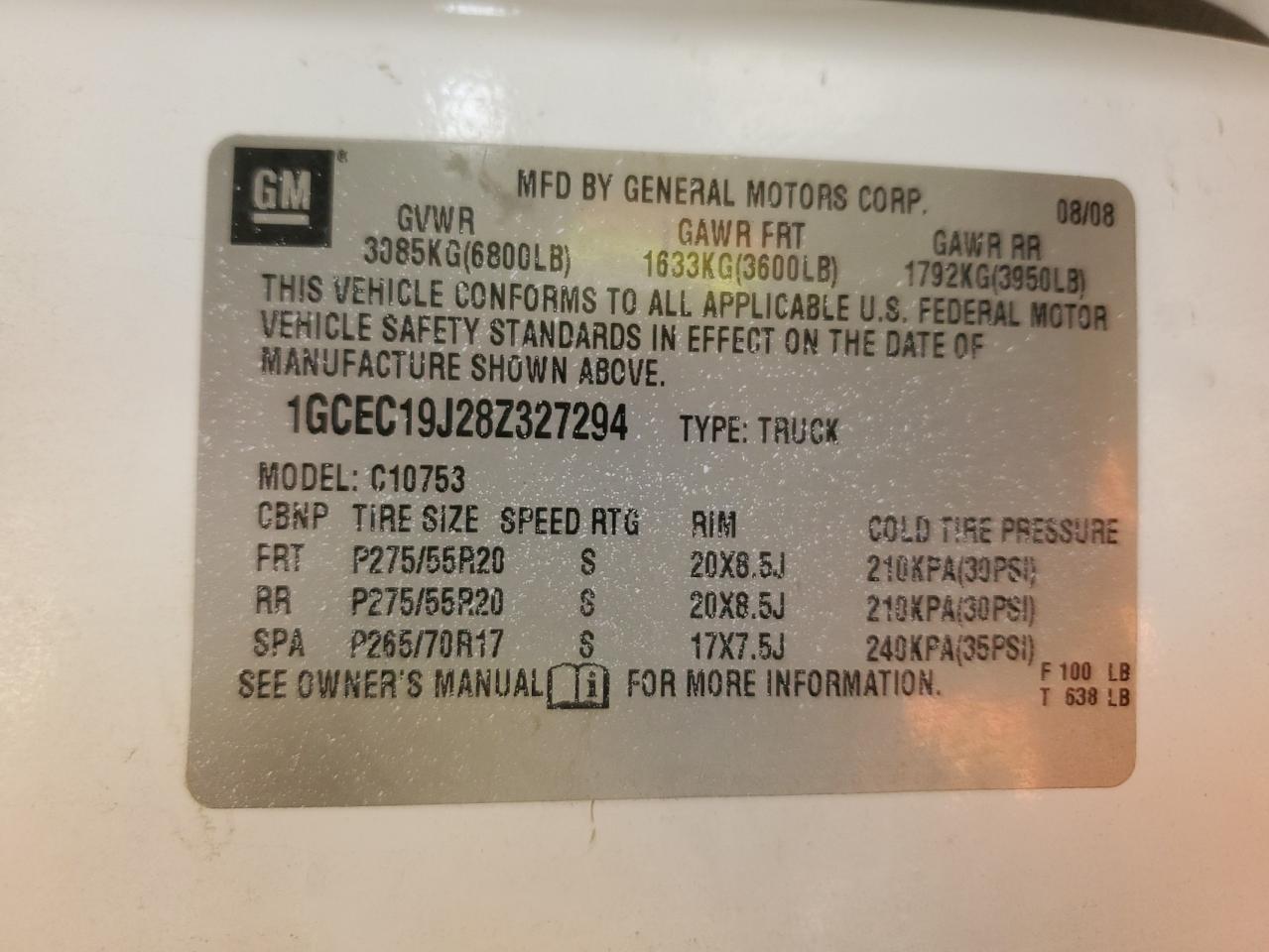 2008 CHEVROLET Silverado