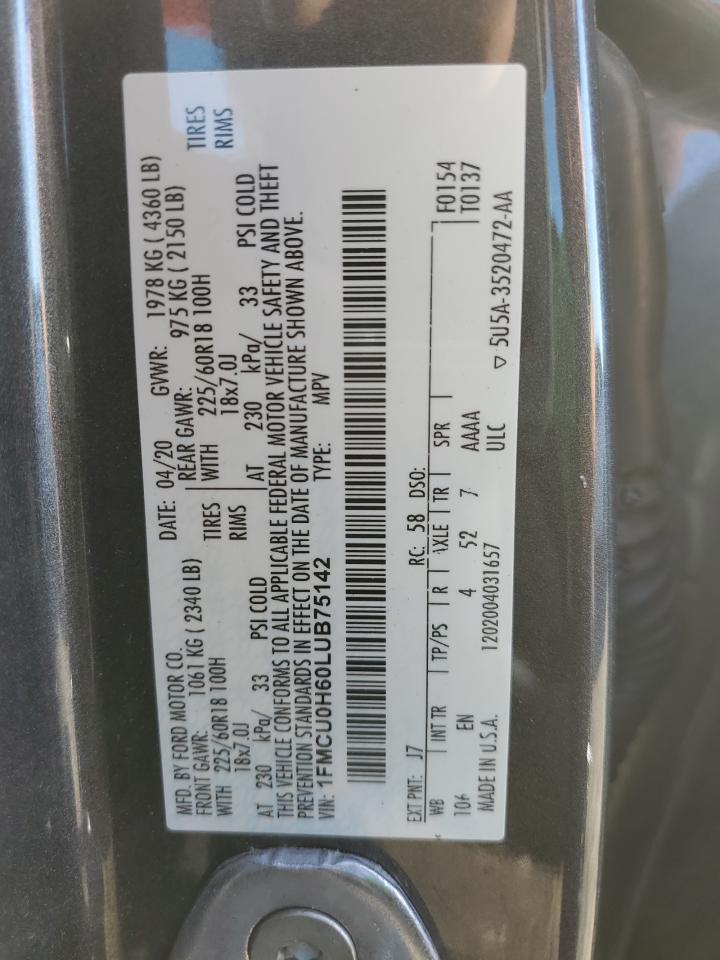 2020 FORD ESCAPE