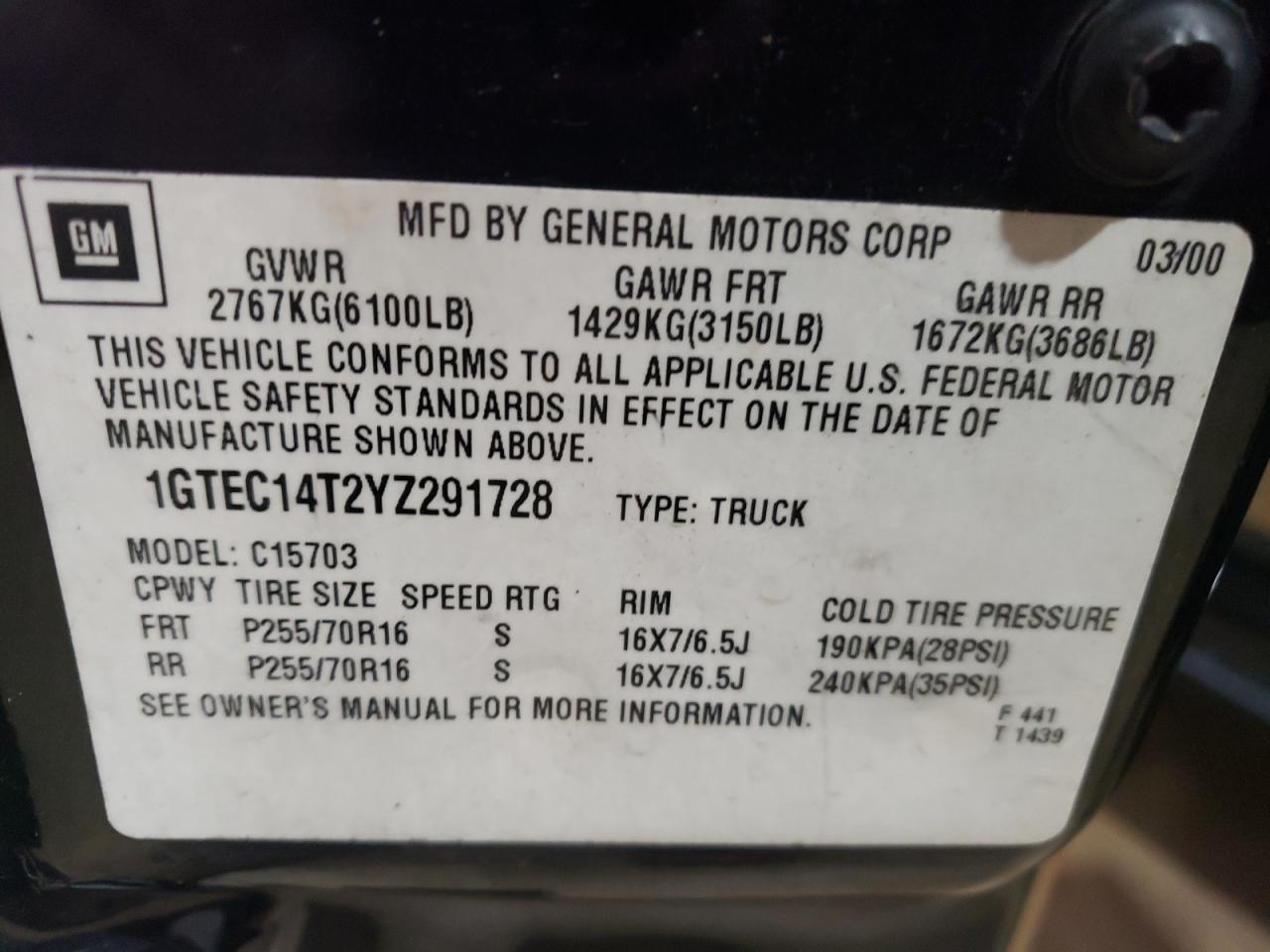 2000 GMC Sierra