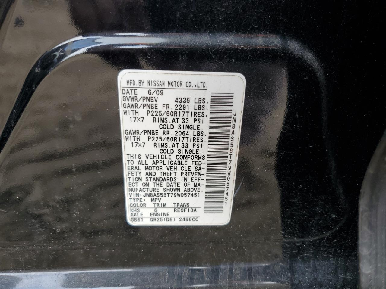 2009 NISSAN ROGUE