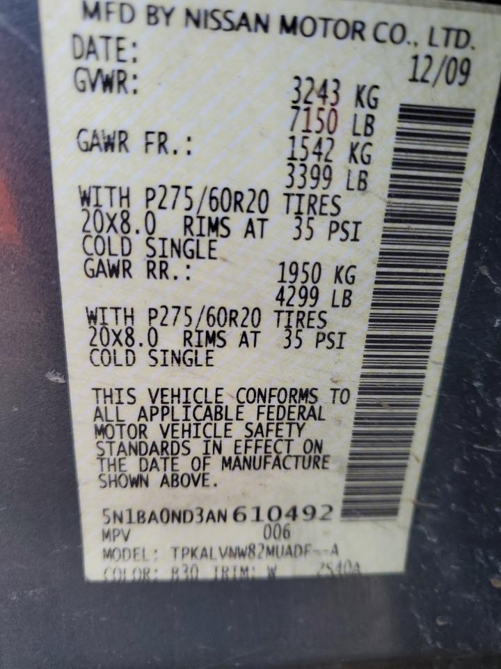 2010 NISSAN Armada