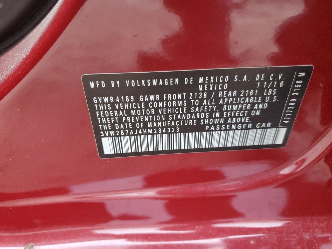 2017 VOLKSWAGEN JETTA