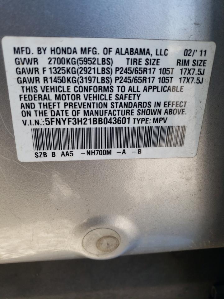 2011 HONDA PILOT