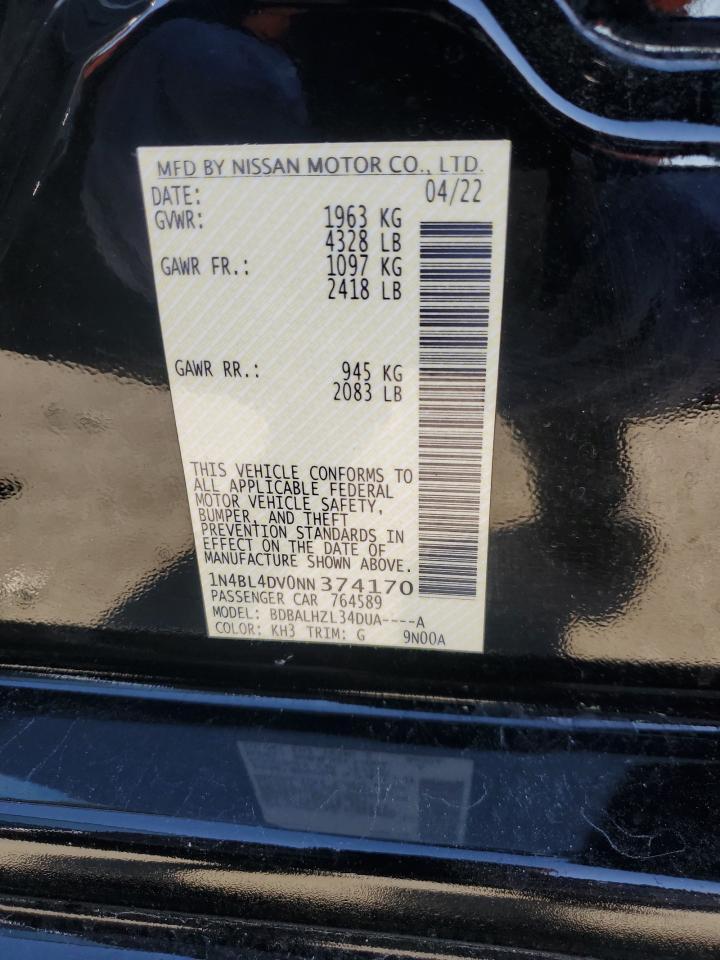 2022 NISSAN ALTIMA