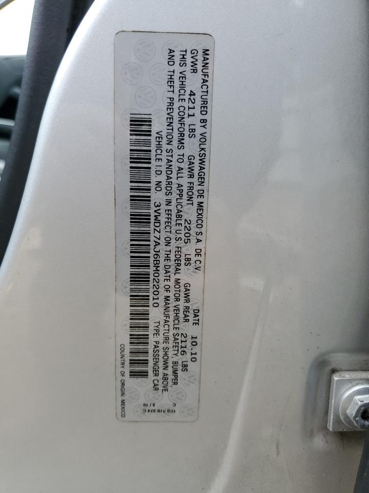 2011 VOLKSWAGEN JETTA