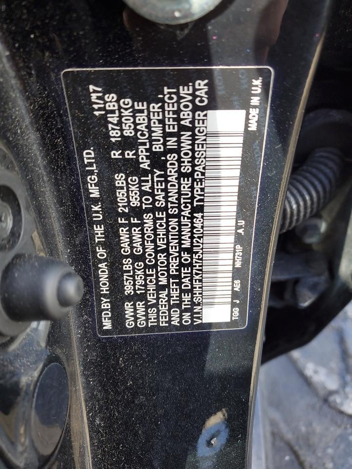 2018 HONDA CIVIC