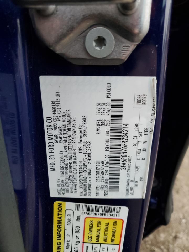 2015 FORD FUSION