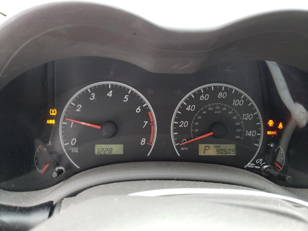 2009 TOYOTA COROLLA