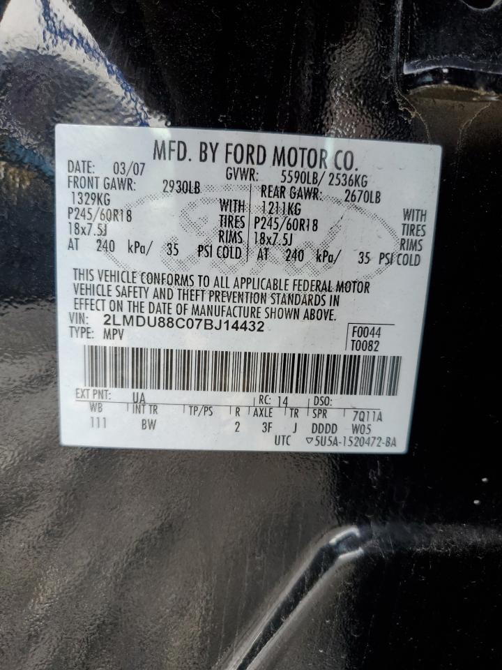 2007 LINCOLN MKX