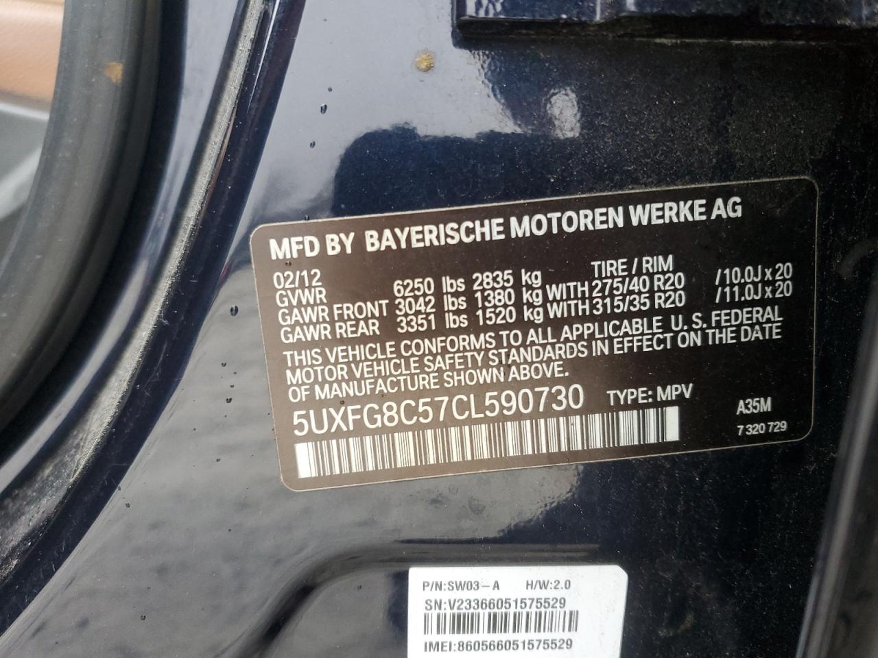 2012 BMW X6