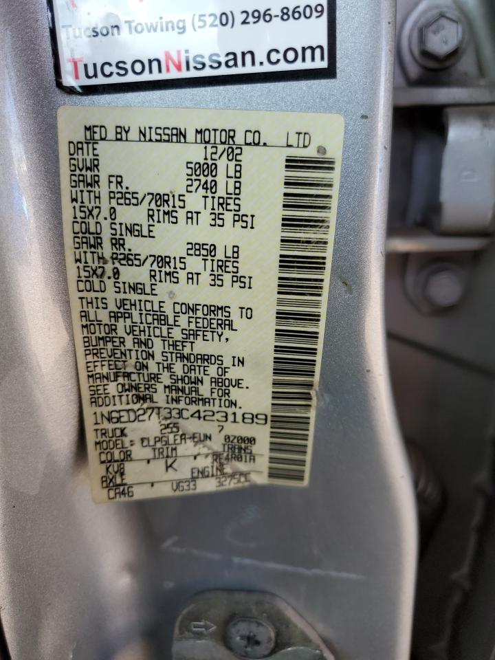 2003 NISSAN Frontier