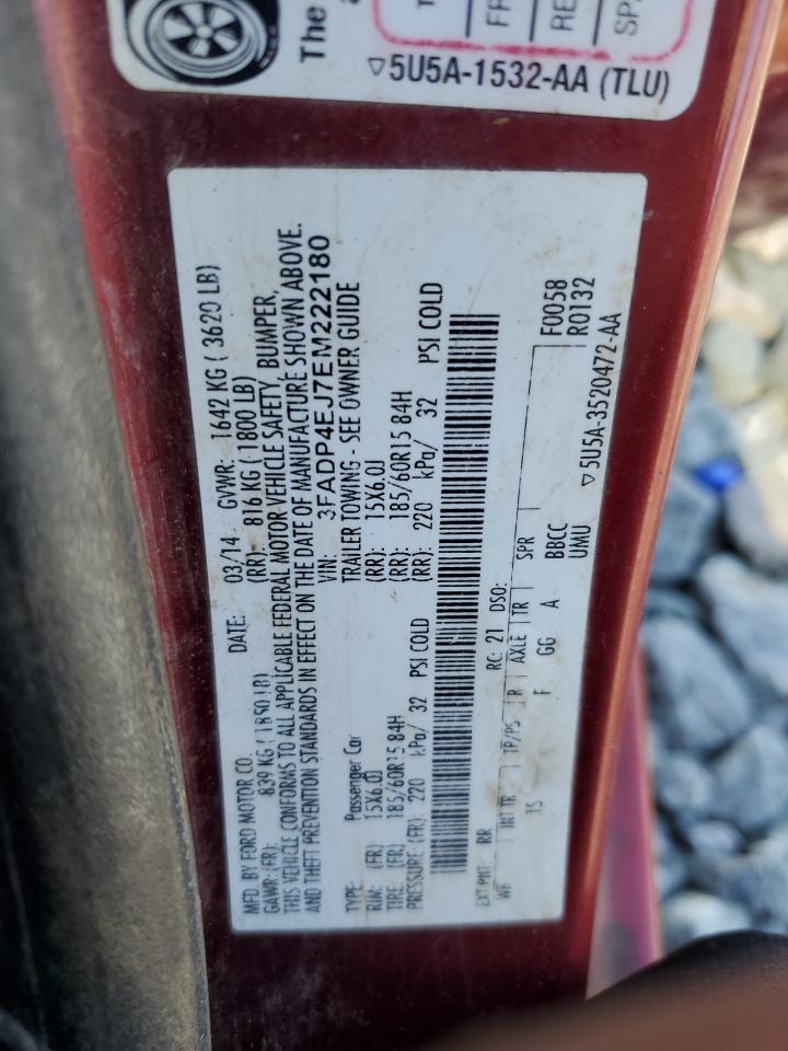 2014 FORD Fiesta