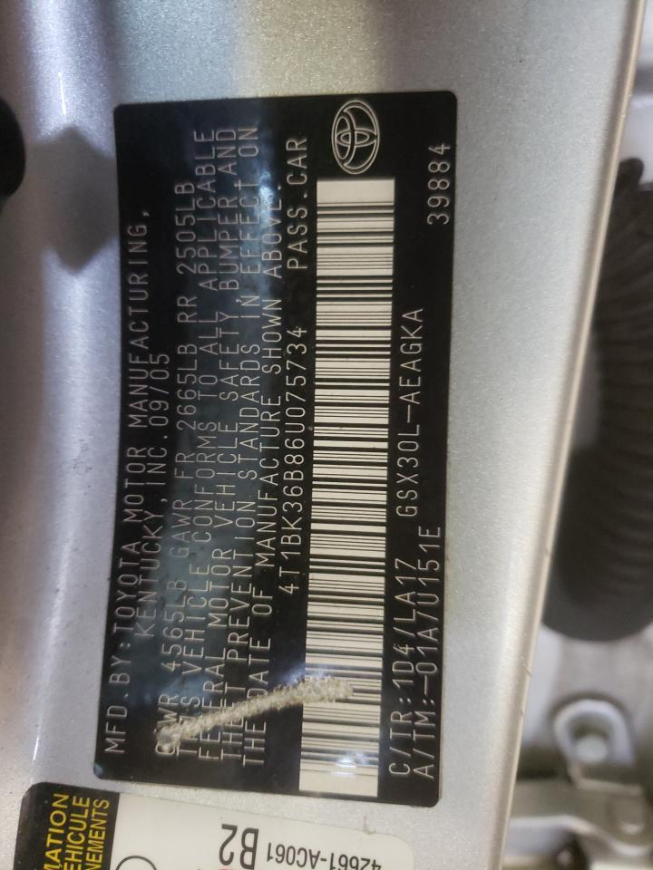 2006 TOYOTA Avalon