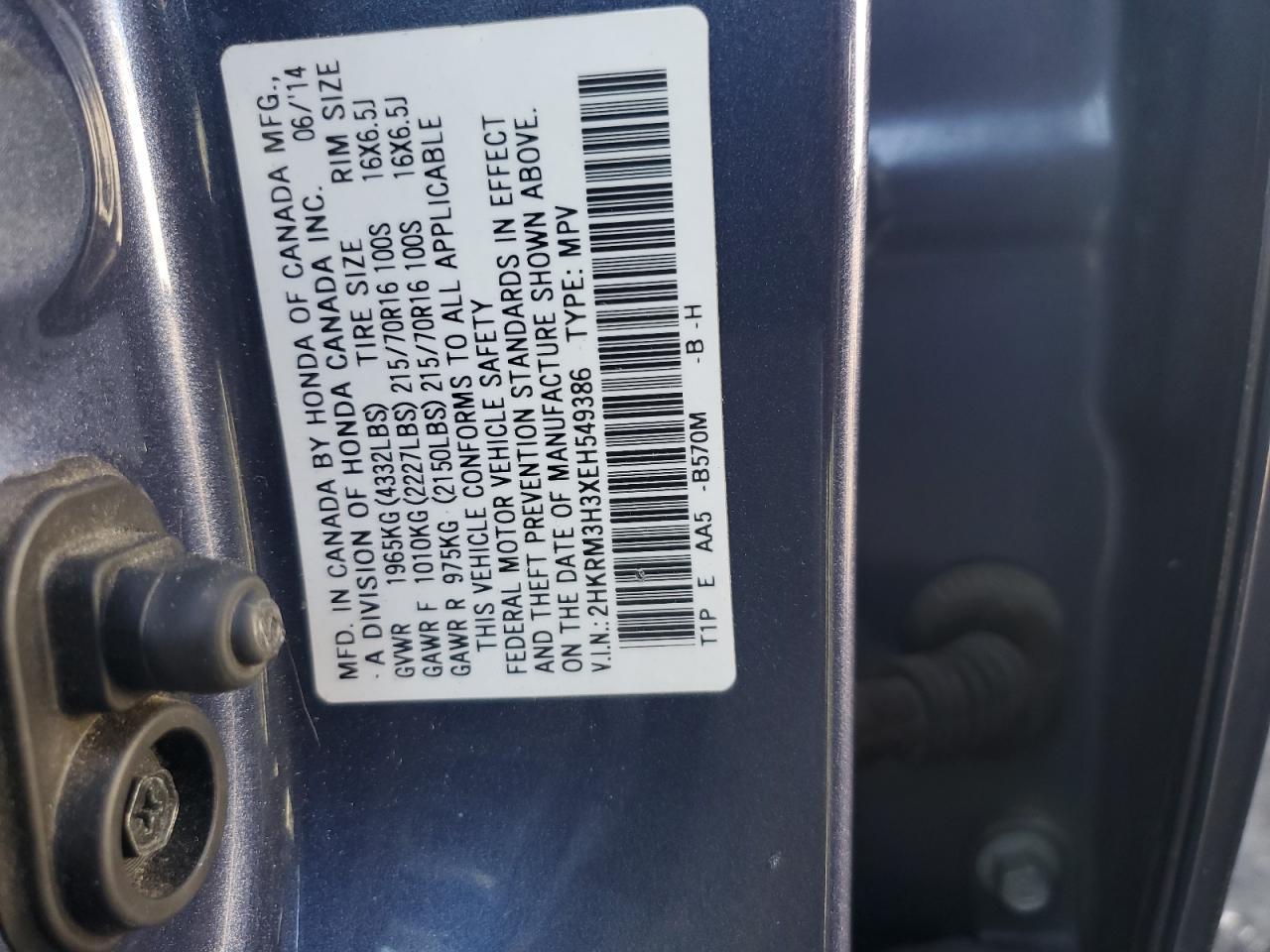 2014 HONDA CR-V