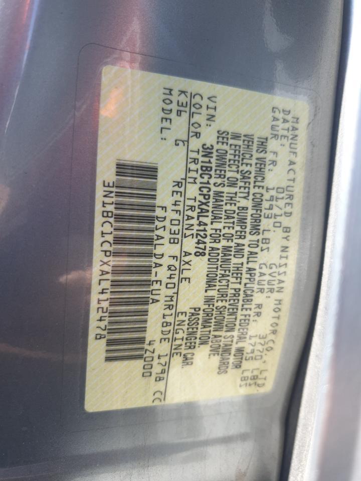 2010 NISSAN VERSA