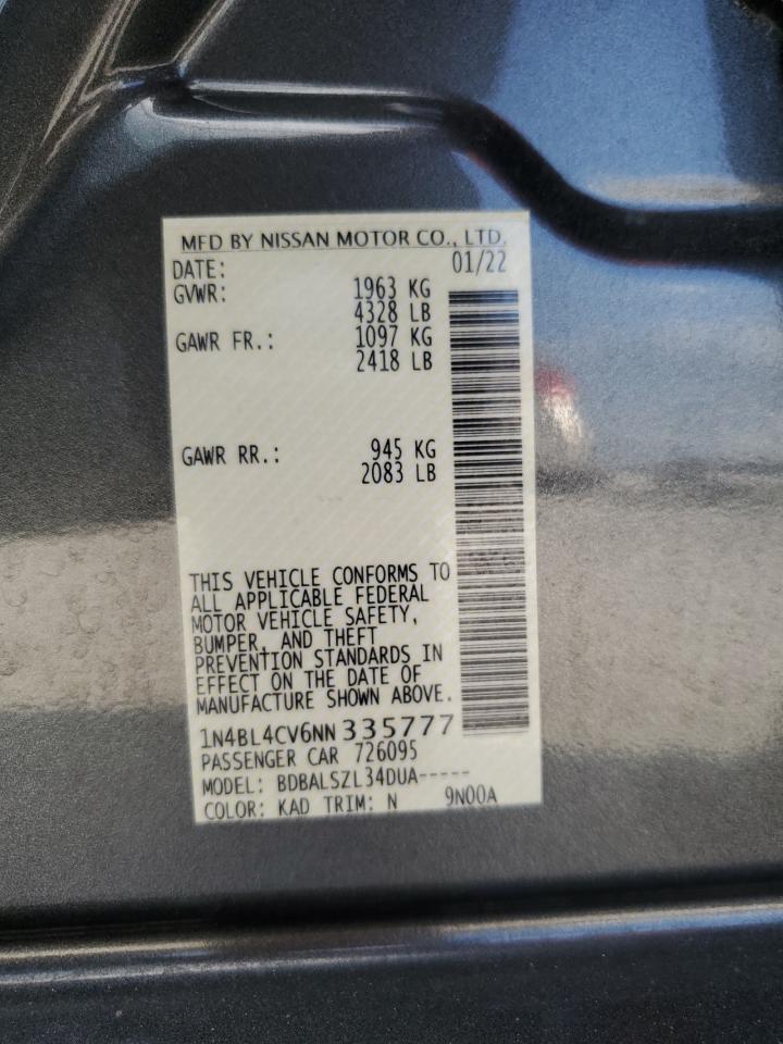 2022 NISSAN ALTIMA