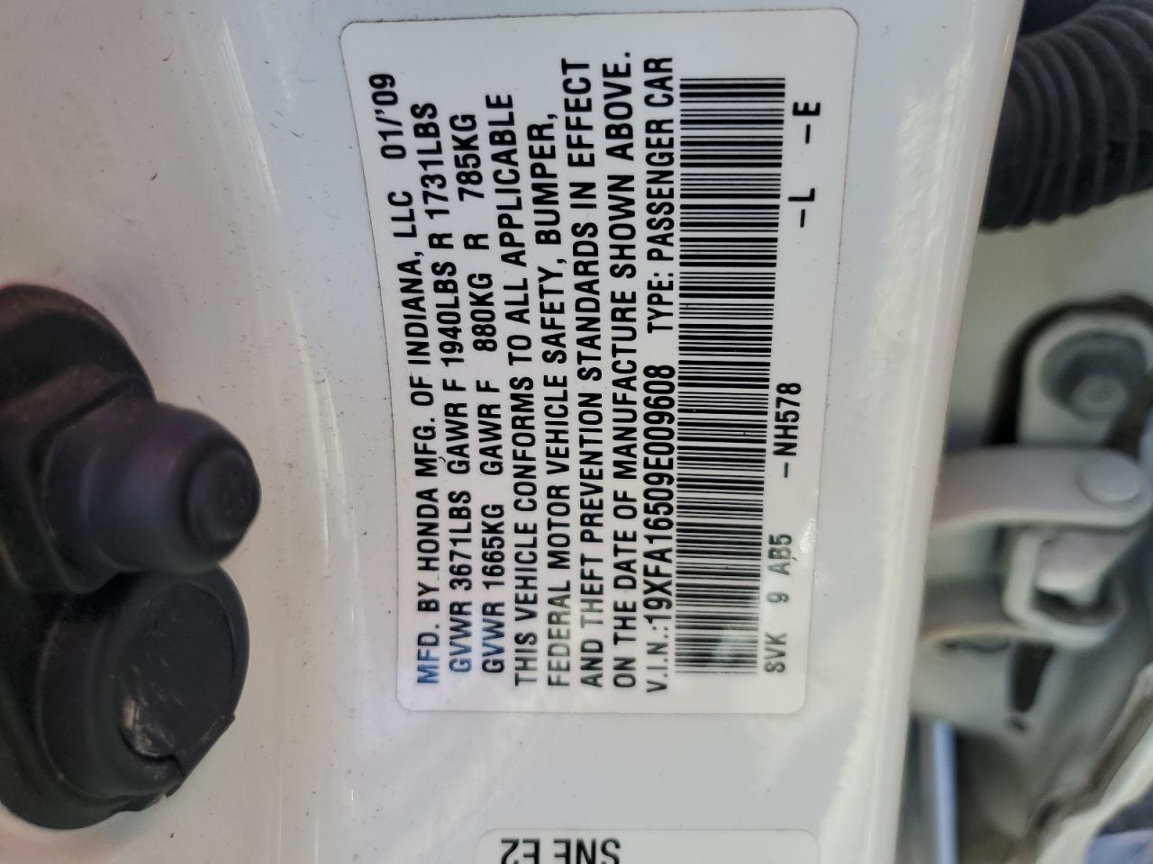 2009 HONDA CIVIC