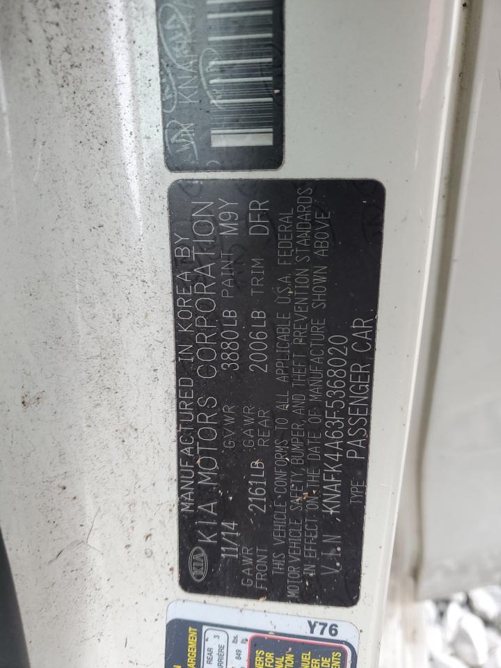 2015 KIA FORTE