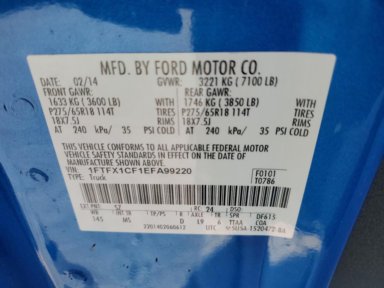 2014 FORD F-150