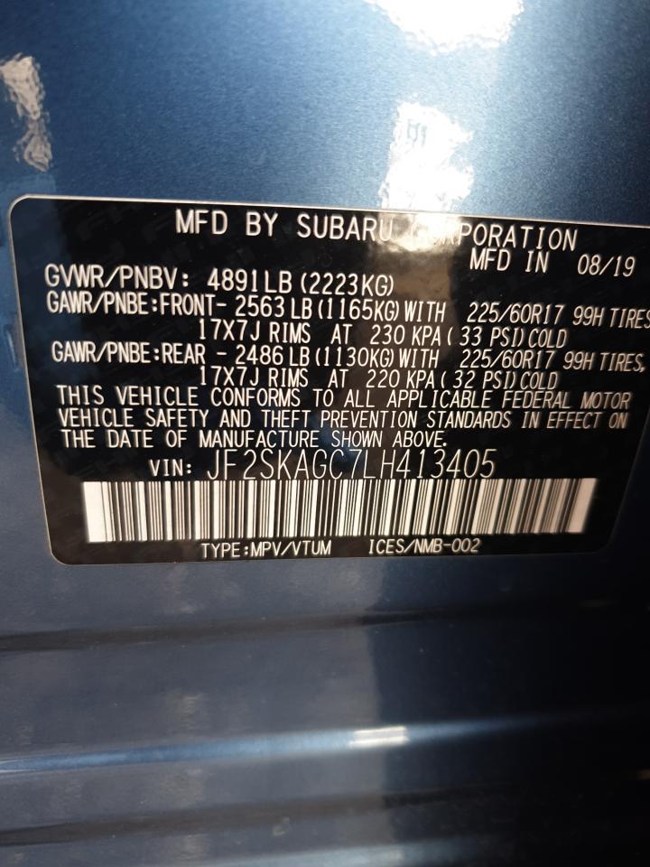 2020 SUBARU FORESTER