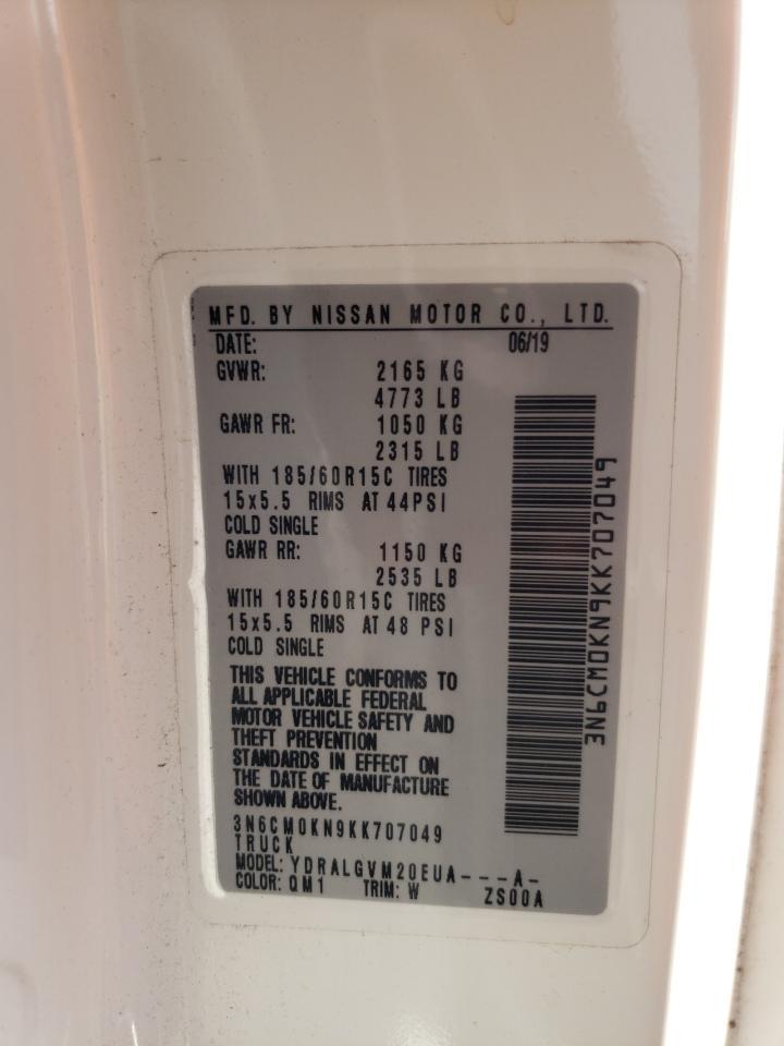 2019 NISSAN Nv