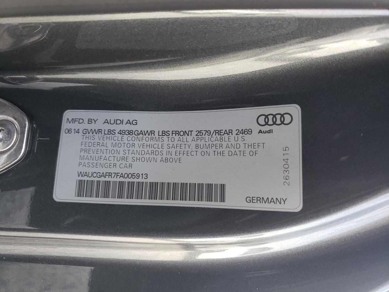 2015 AUDI S5