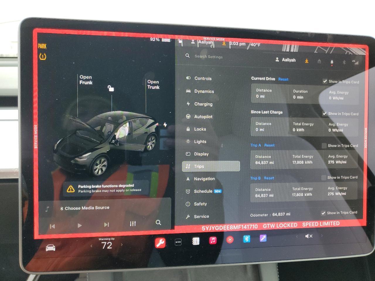 2021 TESLA MODEL Y