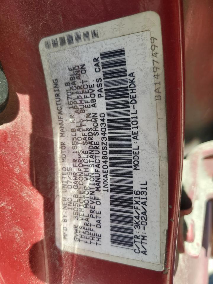 1995 TOYOTA COROLLA