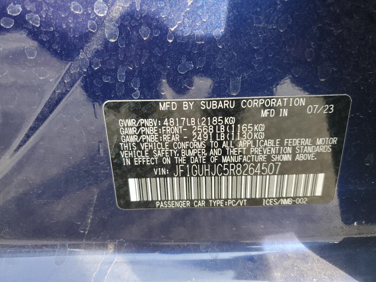 2024 SUBARU IMPREZA
