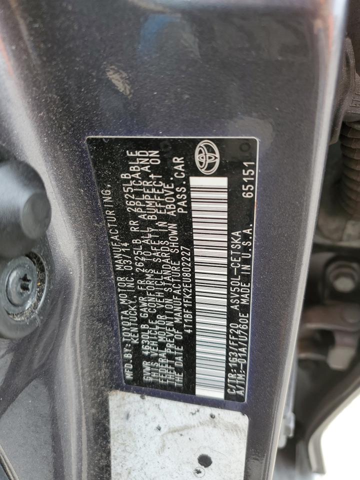 2014 TOYOTA CAMRY