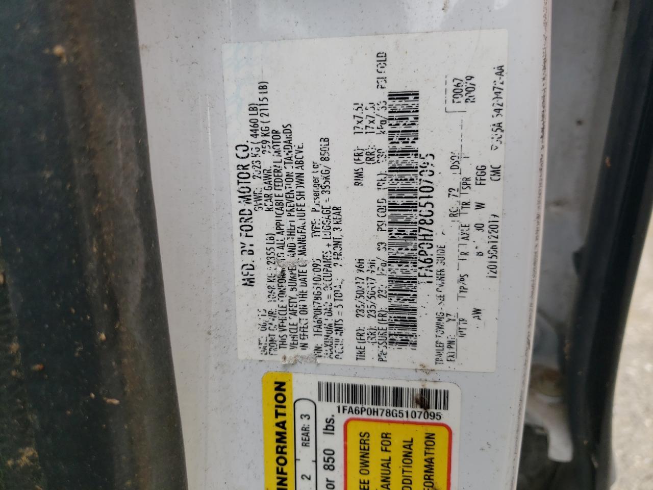 2016 FORD FUSION