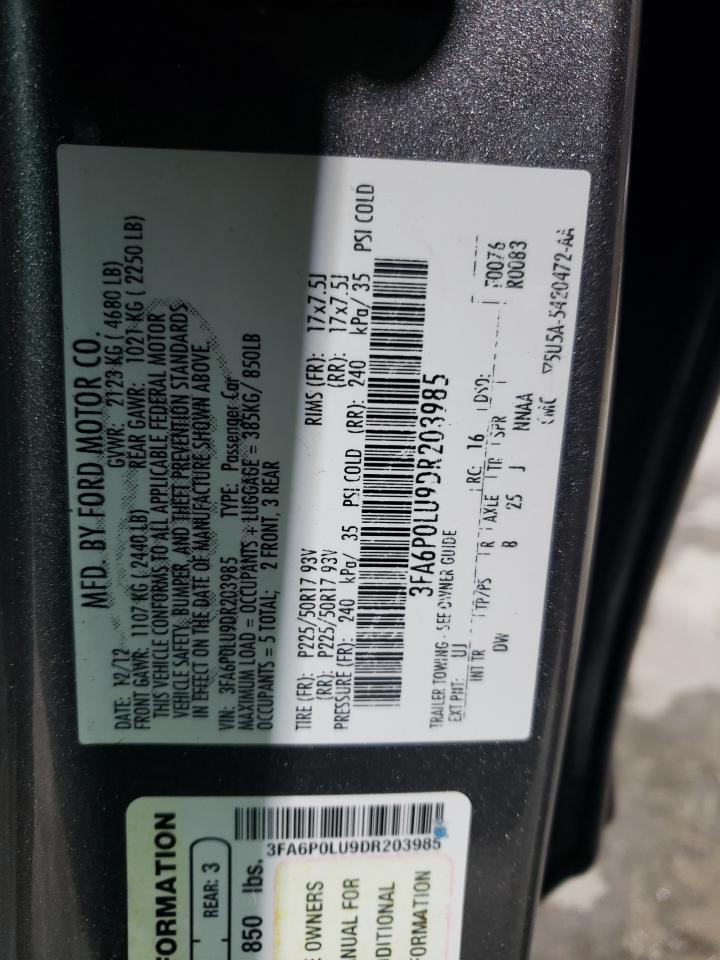2013 FORD FUSION
