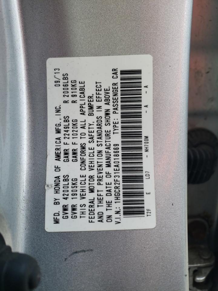 2014 HONDA ACCORD