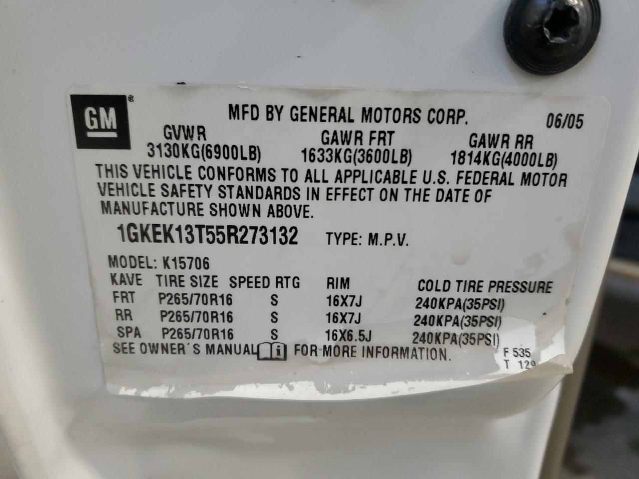 2005 GMC Yukon