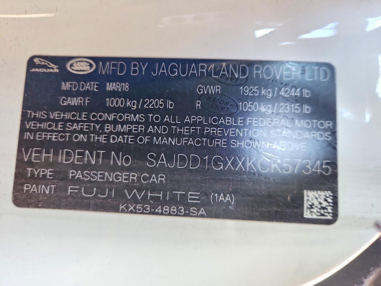 2019 JAGUAR F-Type