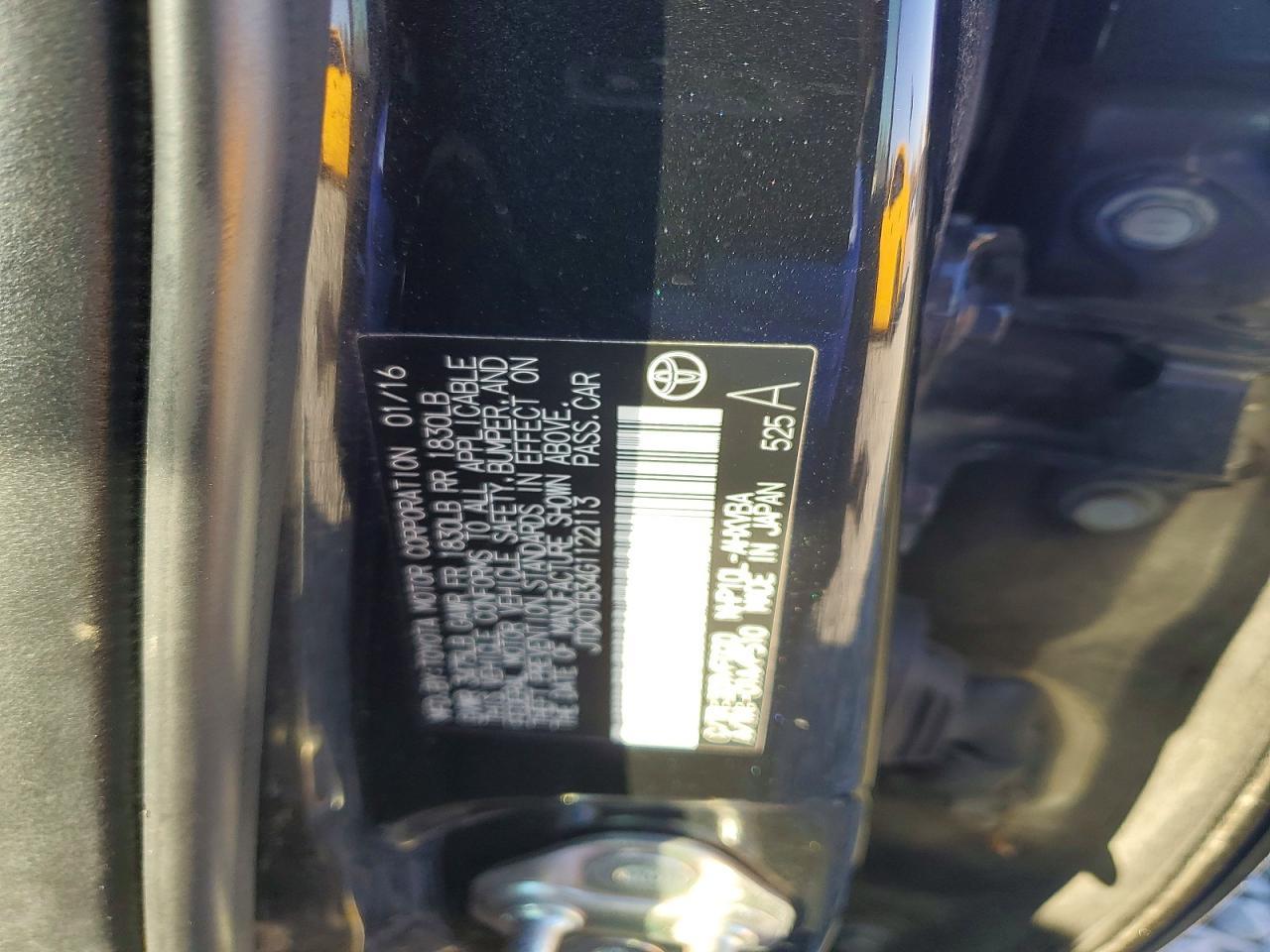 2016 TOYOTA Prius c