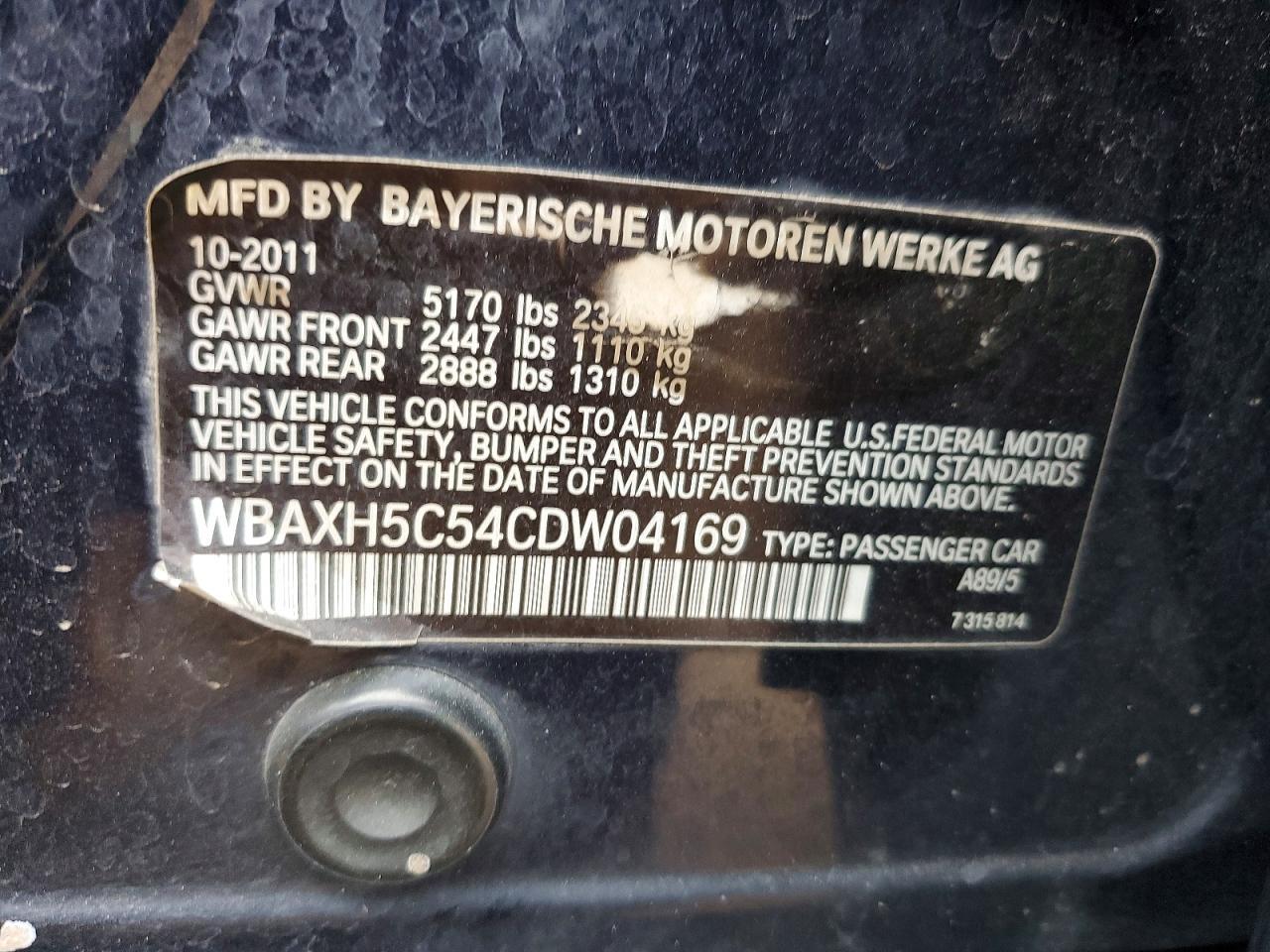 2012 Bmw Motorrad 528