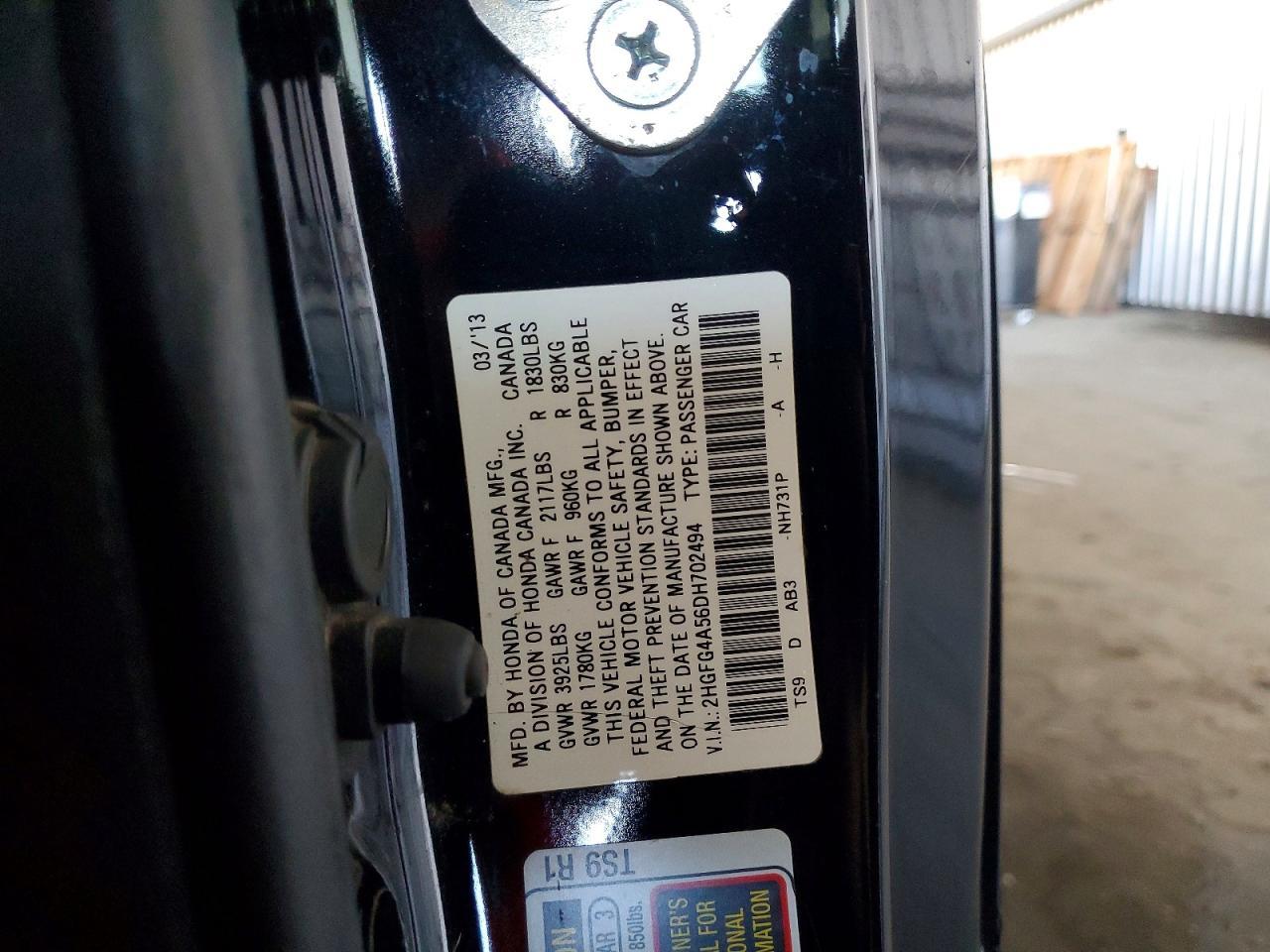 2013 HONDA CIVIC